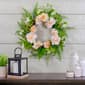 Northlight Seasonal Artificial Rose & Peony Fern Spring Wreath - image 2