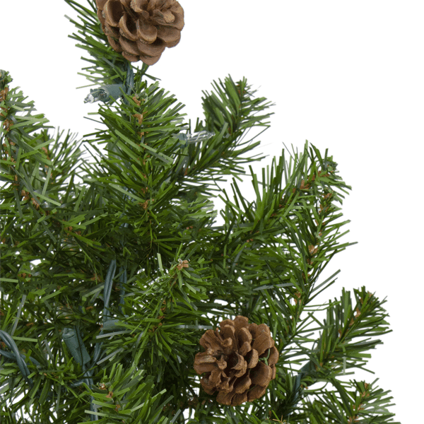 Northlight 3ft. Pre-Lit Canadian Pine w/ Pine Cone Christmas Tree