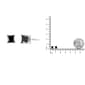Haus of Brilliance 1/2ctw. Treated Black Diamond Stud Earrings - image 5