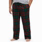 Mens Preswick & Moore(R) Silky Fleece Pajama Pants - Green/Red - image 1