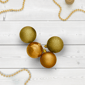 Northlight 60ct. Antique Gold 4-Finish Christmas Ball Ornaments - image 4