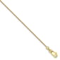 Adult Unisex Gold Classics&#8482;10kt. 0.80mm 30in. Spiga Pendant Chain - image 2