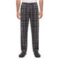 Mens Preswick & Moore(R) Plaid Silky Pajama Pants - Grey/Black - image 1