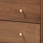Baxton Studio Landis Mid-Century Ash Walnut Wood 4-Drawer Chest - image 5