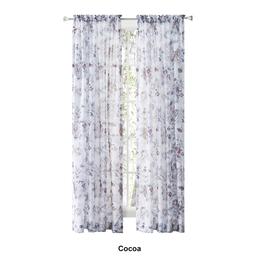 Whimsical Print Semi-Sheer Rod Pocket Panel