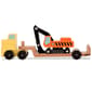 Melissa & Doug® Trailer & Excavator Wooden Toy Set - image 3