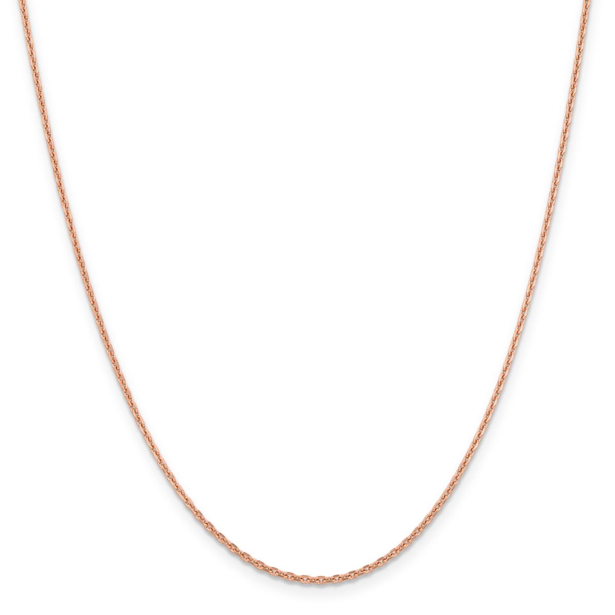 Gold Classics™ 1.65mm. 14kt. Rose Gold Diamond Cut...
