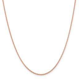 Gold Classics(tm) 1.65mm. 14k Rose Gold Diamond Cut Necklace