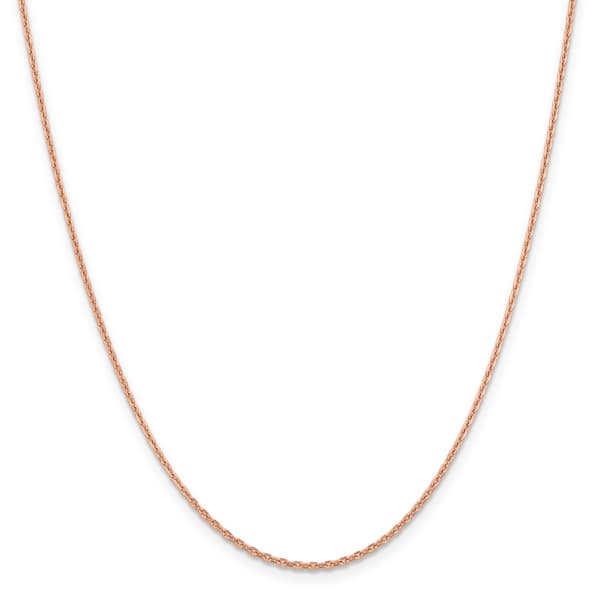 Gold Classics&#40;tm&#41; 1.65mm. 14k Rose Gold Diamond Cut Necklace - image 