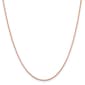Gold Classics&#40;tm&#41; 1.65mm. 14k Rose Gold Diamond Cut Necklace - image 1