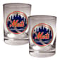 MLB New York Mets 2pc. Rocks Glass Set - image 1