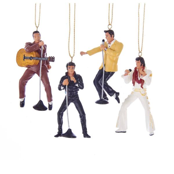 Kurt S. Adler Elvis Presley 4pc. Ornament Gift Set - image 