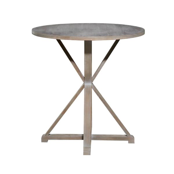 9th & Pike&#174; Brown Wood Farmhouse Accent Table