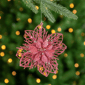 Northlight 4pc. Glittered Pink Poinsettia Christmas Ornaments - image 3