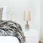 Lalia Home Organix Antique Brass Concrete Linen Shade Table Lamp - image 3