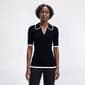 Womens Nanette Lepore Short Sleeve Scallop Collared Sweater - image 1