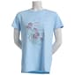 Plus Size Top Stitch by Morning Sun Petals In Flight Tee - image 1