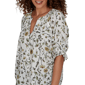 Petite Emaline La Vita Costiera Elbow Sleeve Floral Blouse - image 5