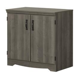 South Shore Farnel Gray Maple 2-Door Storage Cabinet