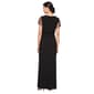 Petite SLNY Short Embellished Sleeve Square Neck Gown - image 2