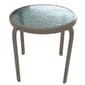 16in. Round Stacking Glass Side Table - Bronze - image 1
