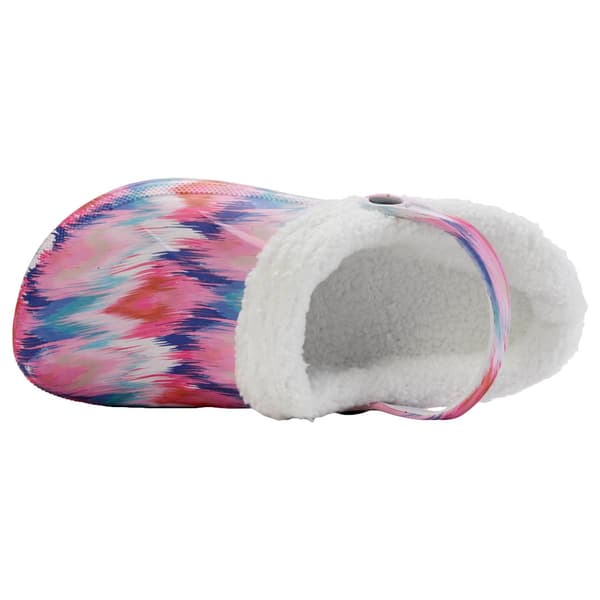 Womens Ella &amp; Joy Abstract Lined Clogs