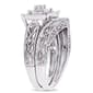 Loveblooms™ Sterling Silver Diamonds Bridal Ring Set - image 2