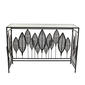 9th & Pike® Black Metal Contemporary Console Table - image 4