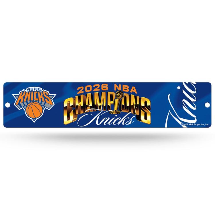 Knicks NBA Champs Street Sign