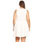 Plus Size White Mark Crystal Fit & Flare Dress - image 2