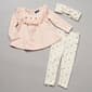 Baby Girl &#40;3-9M&#41; French Connection Ruffle Top & Flower Pants Set - image 1