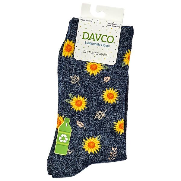 Womens Davco(R) Sunflower Socks - image 