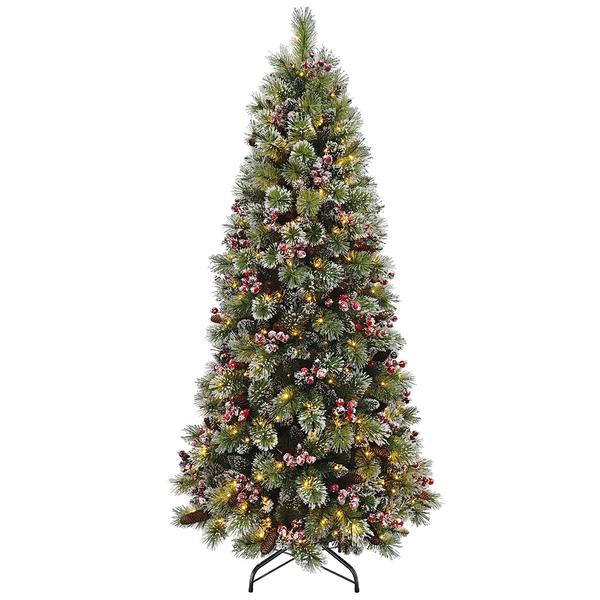 Puleo International 7ft. Madison Slim Cashmere Pine Tree - image 