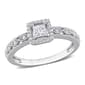 Diamond Classics(tm) 10kt. White Gold 3/8ctw. Diamond Halo Ring - image 1