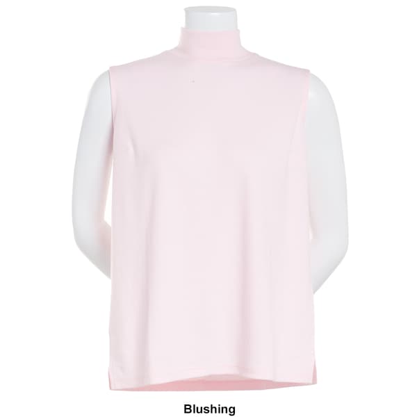 Womens Hasting & Smith Sleeveless Turtleneck Knit Top