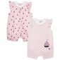 Baby Girl (3-12M) Little Me 2Pk Sailboat Print Rompers - image 1