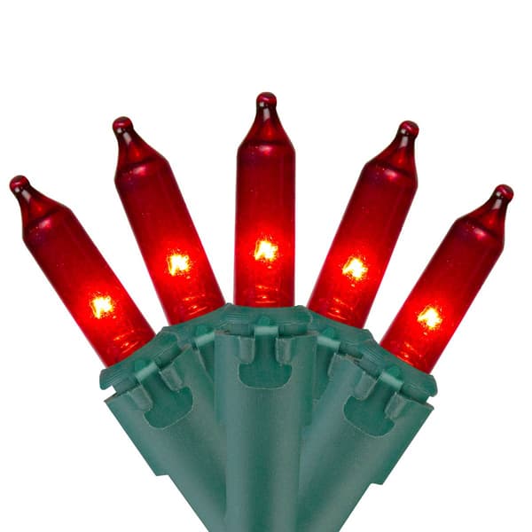 Northlight Seasonal 10ft. Red Mini Christmas Light Set