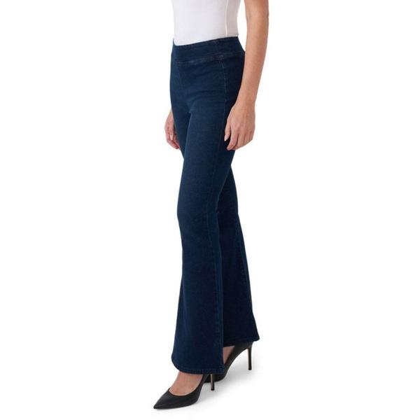 Womens Seven7 Pull On Revenge Flare Leg Jeans