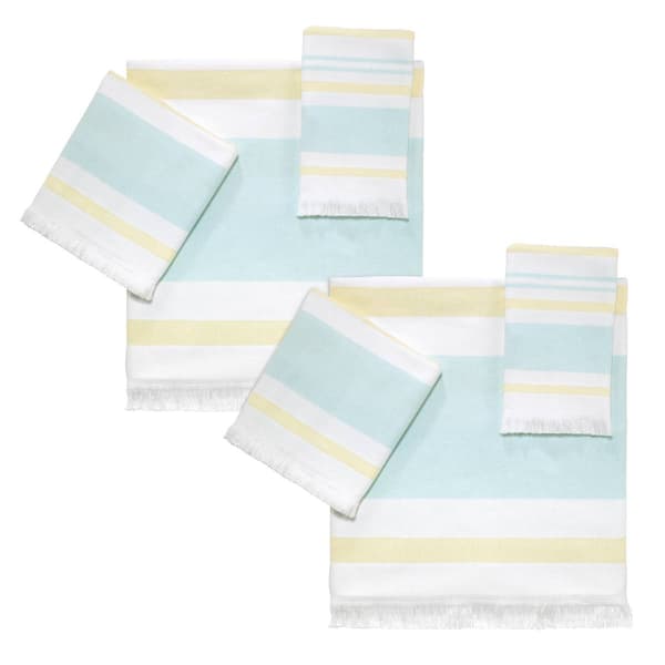 IZOD® Clubhouse Stripe 2pk. Hammam Bath Towel Collection