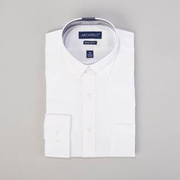 Mens Architect(R) Performance Regular Fit Dress Shirt - White