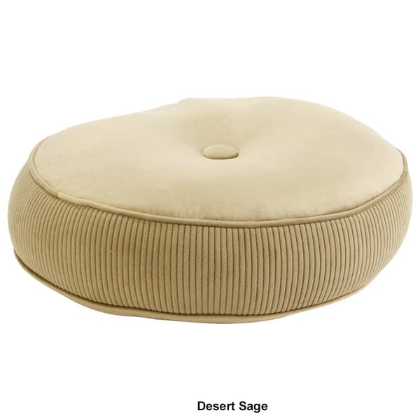 Milan Velvet Corduroy Round Decorative Pillow