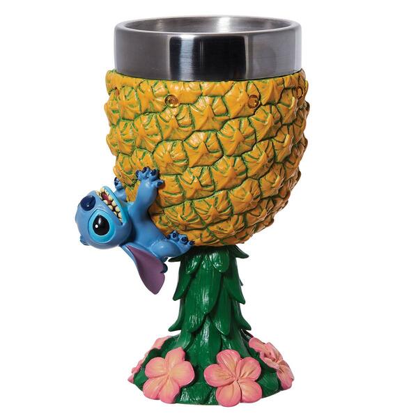 Enesco Village Accessories Stitch Pineapple Decorative Goblet - image 