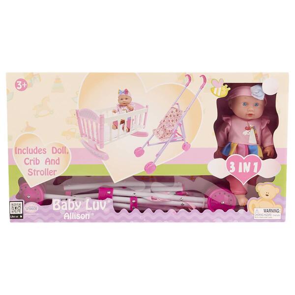 Uneeda 12- In Baby Luv / Stroller & Crib - image 