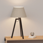 Infibrite 27in. Architectural Tripod Table Lamp w/ Textured Shade - image 3