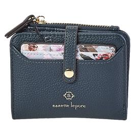 Nanette Lepore Liza Solid Bifold Wallet w/ Removable Card Case