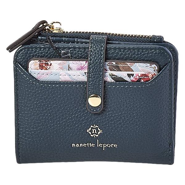 Nanette Lepore Liza Solid Bifold Wallet w/ Removable Card Case - image 