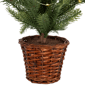 Northlight 20in. Pre-Lit Pine Christmas Tree with Basket Base - image 5