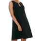 Petite MSK Sleeveless Solid Three Ring Shift Dress - image 3