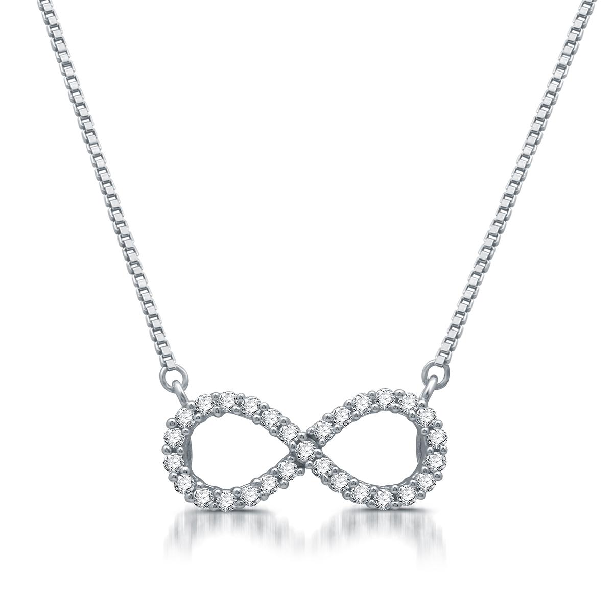 Nova Star(R) Sterling Silver 1/4ctw. Lab Grown Diamond Pendant