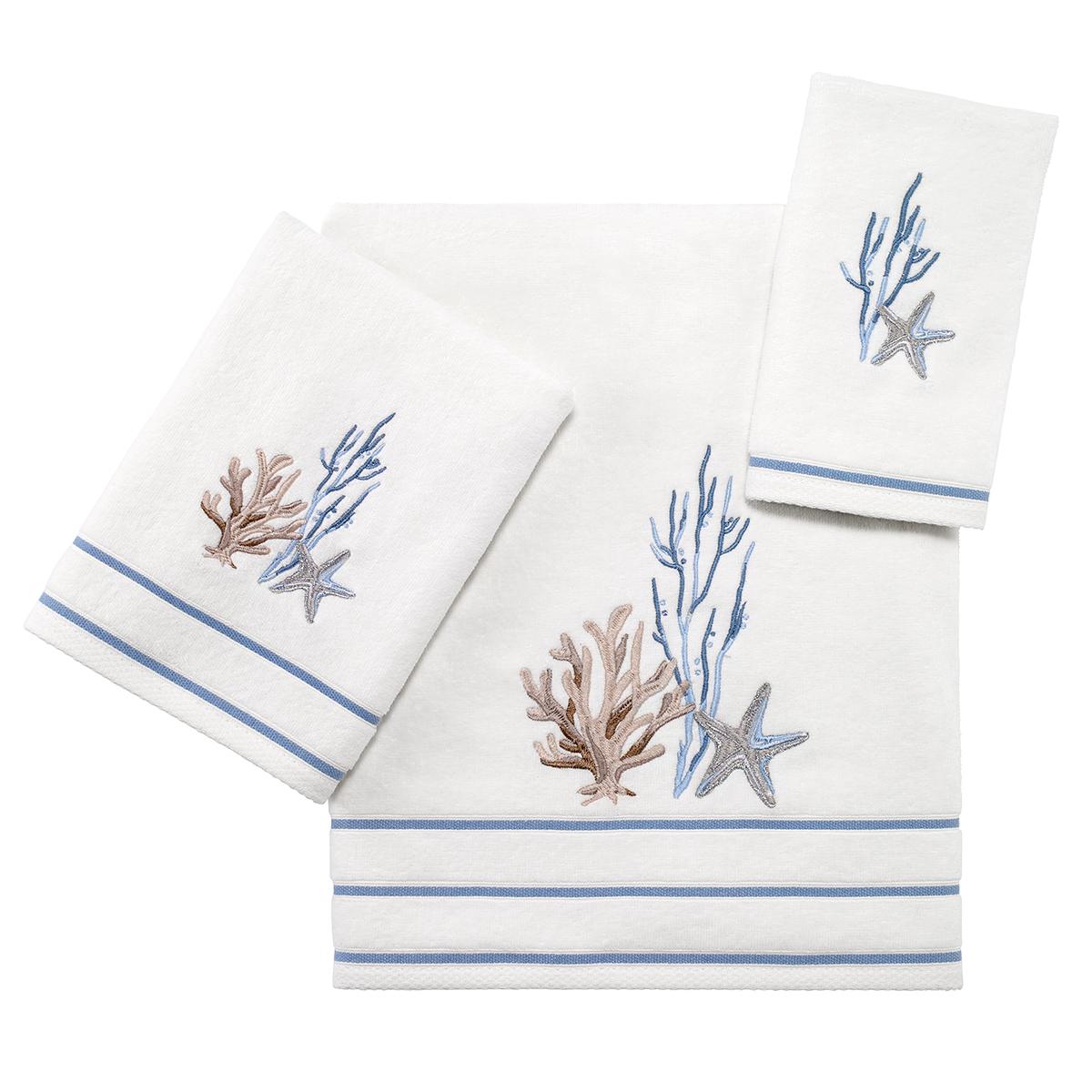 Avanti Abstract Coastal Bath Towel Collection